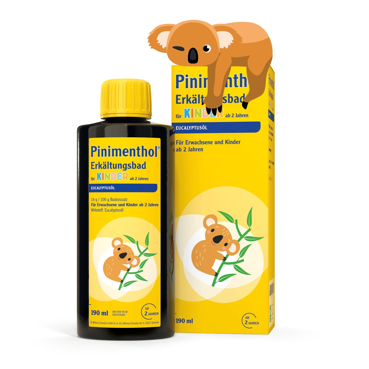 Pinimenthol® Erkältungsbad für Kinder ab 2 Jahren - mit Eucalyptusöl