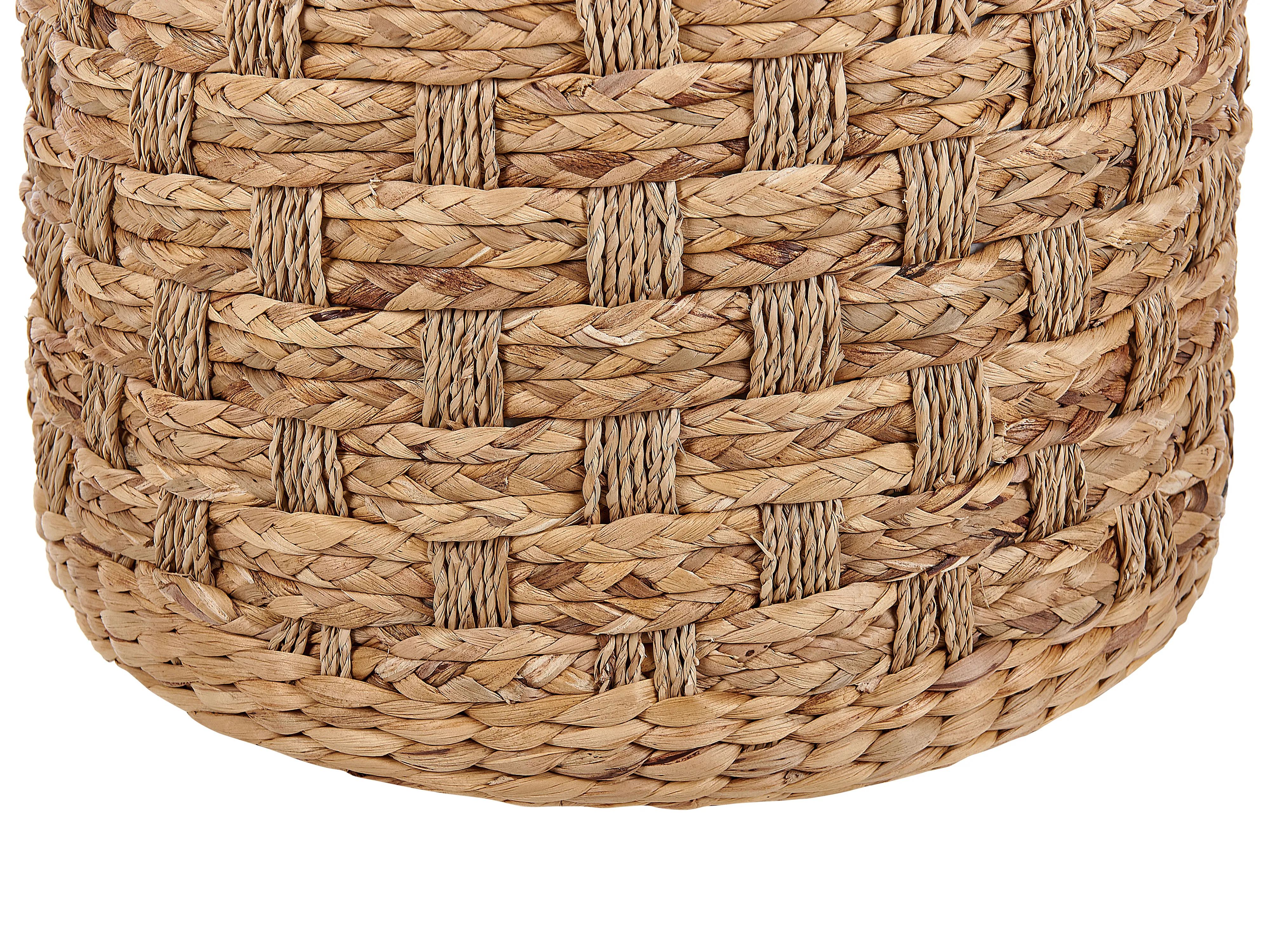 Poef BASSLET Wicker Beige