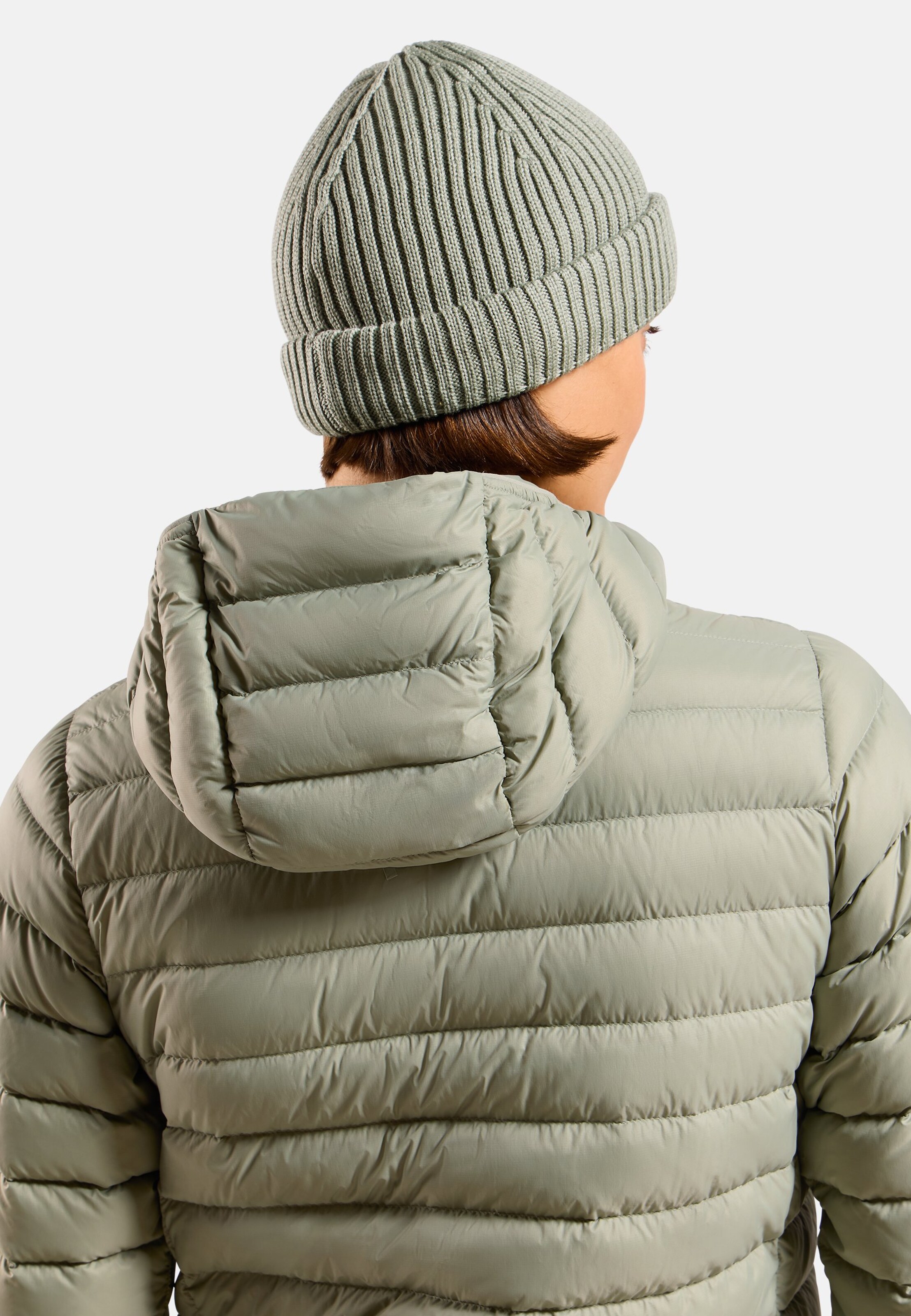 Merino Warm Strickmütze in shadow