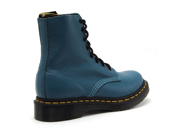 Dr martens boots bottine plates femme pascal virginia vert