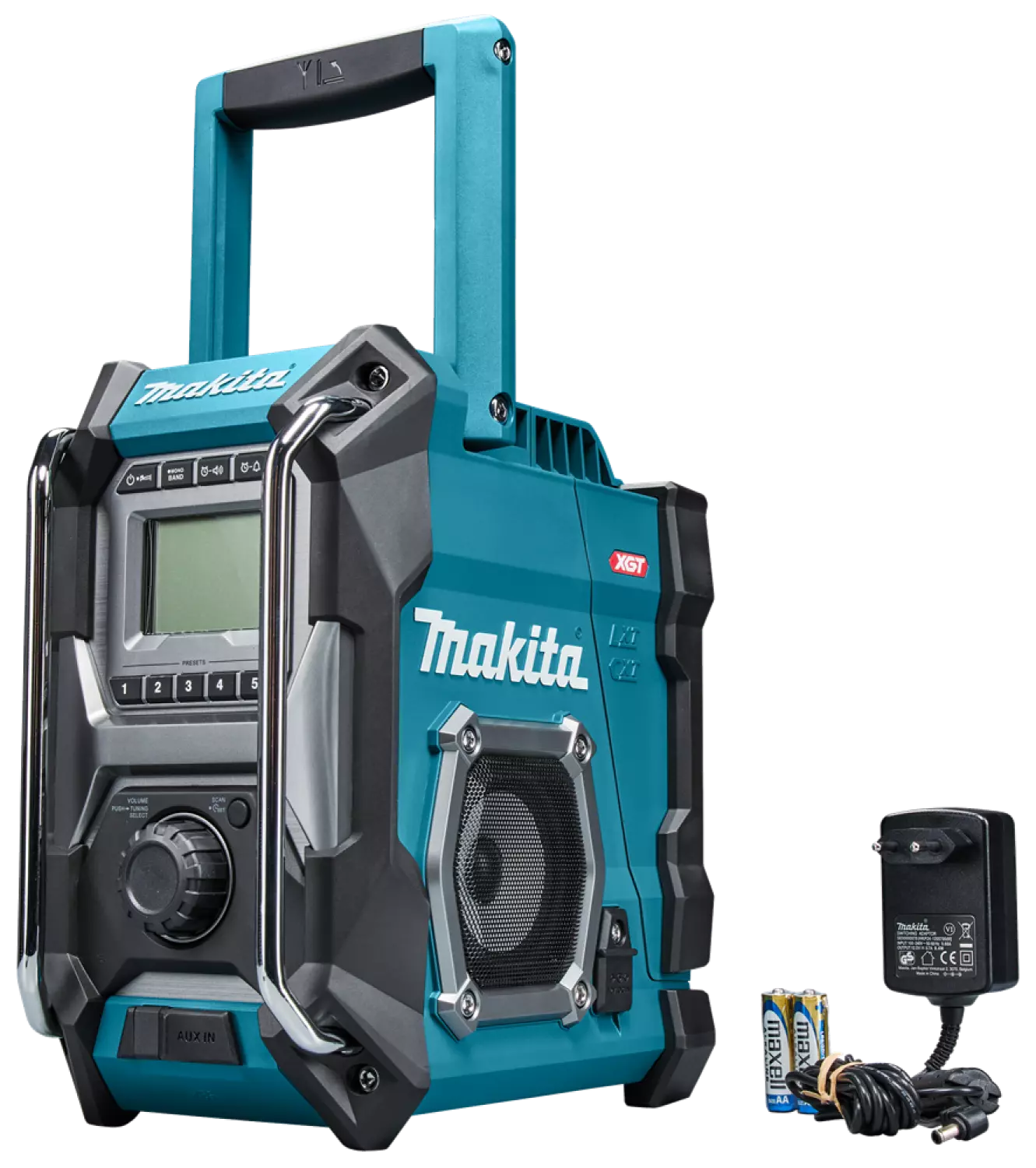 Makita MR001GZ 12/18/40V Max Li-Ion accu bouwradio body - FM/AM - 230V