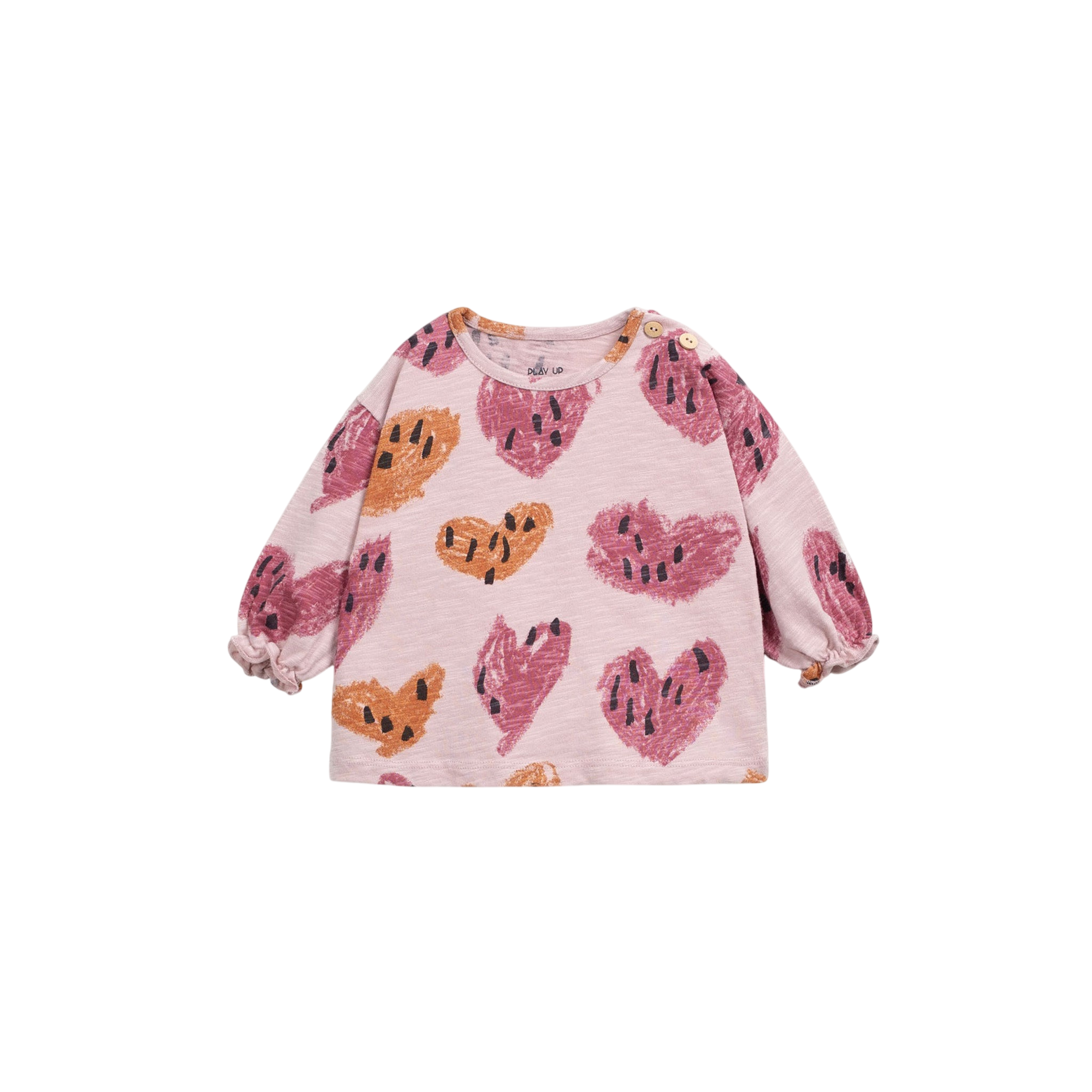 Baby Langarmshirt Flamé Rose