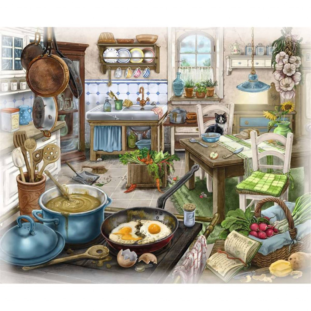 Escape Puzzle - La cuisine du manoir