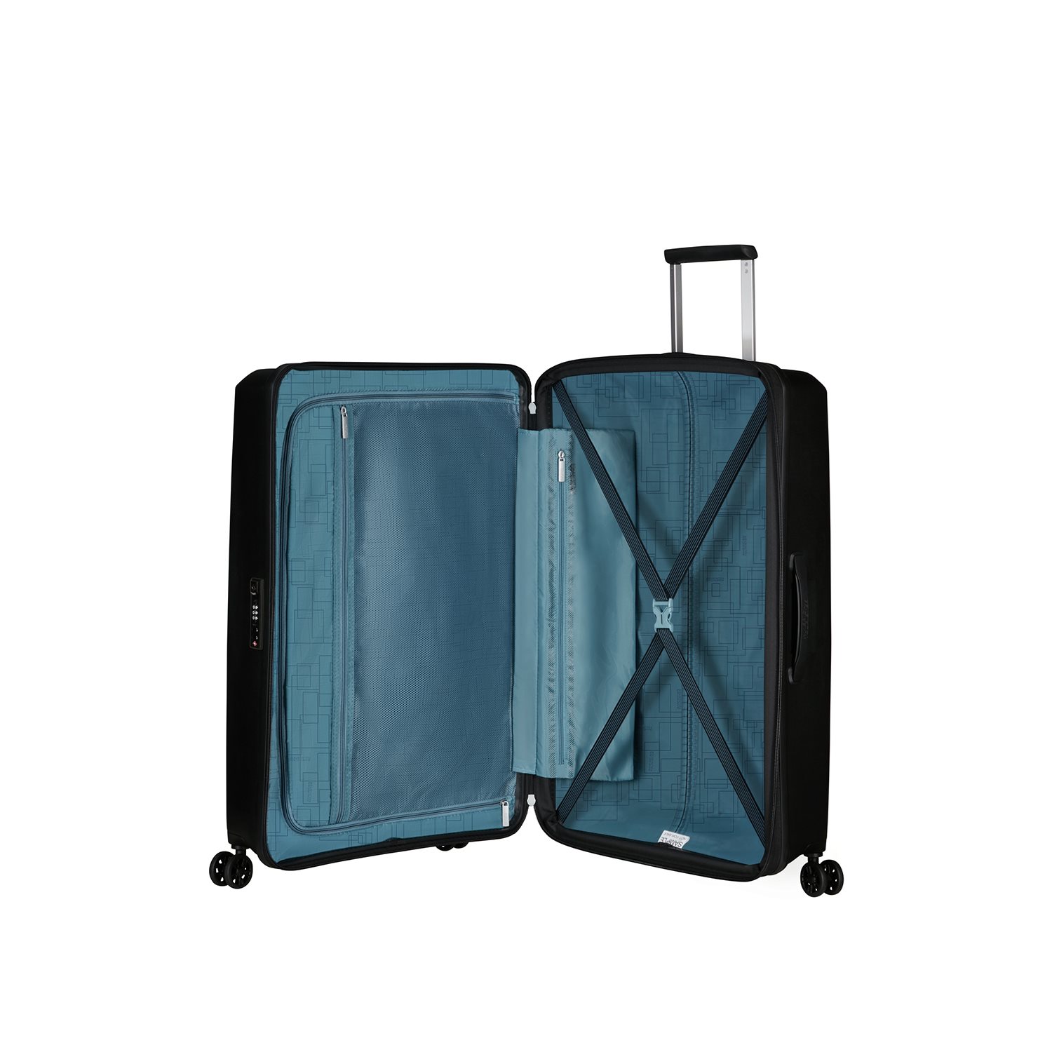 American Tourister Aerostep Spinner 77 Exp black