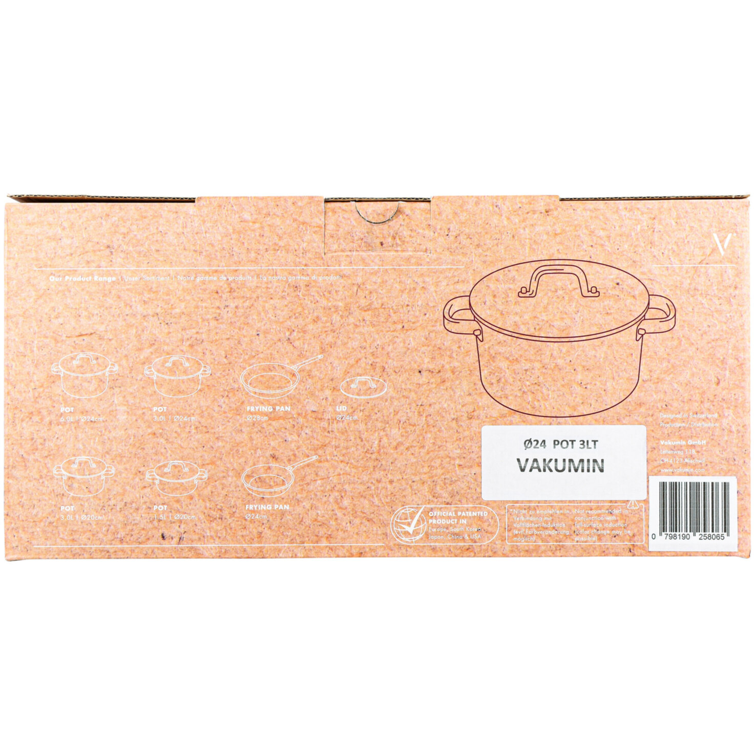 Vakumin Schmortopf 3L 24cm