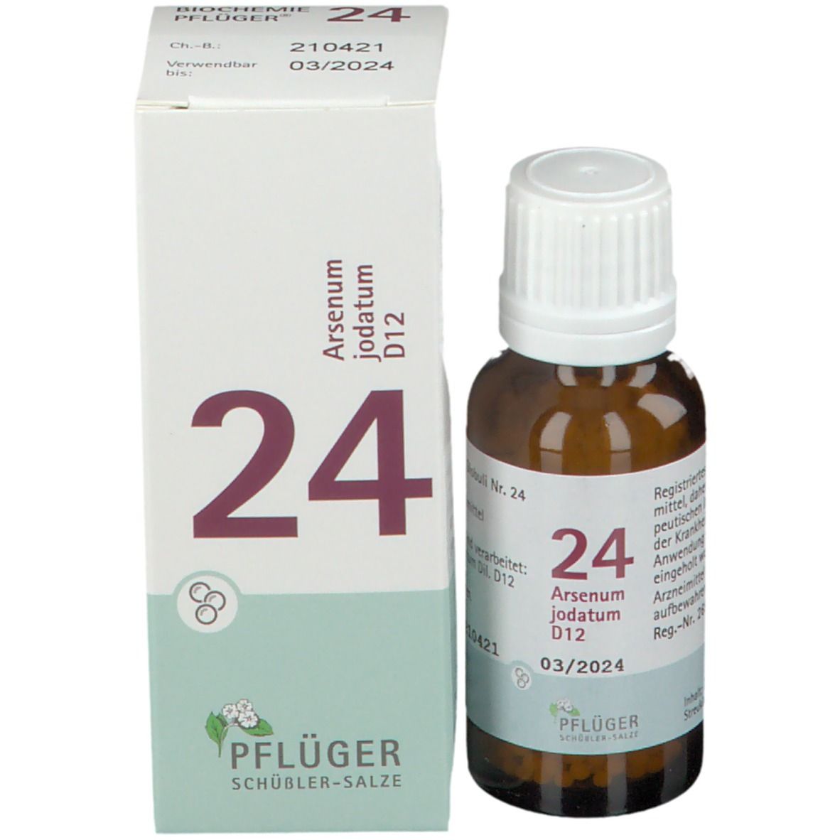 BIOCHEMIE PFLÜGER® Nr. 24 Arsenum jodatum D12