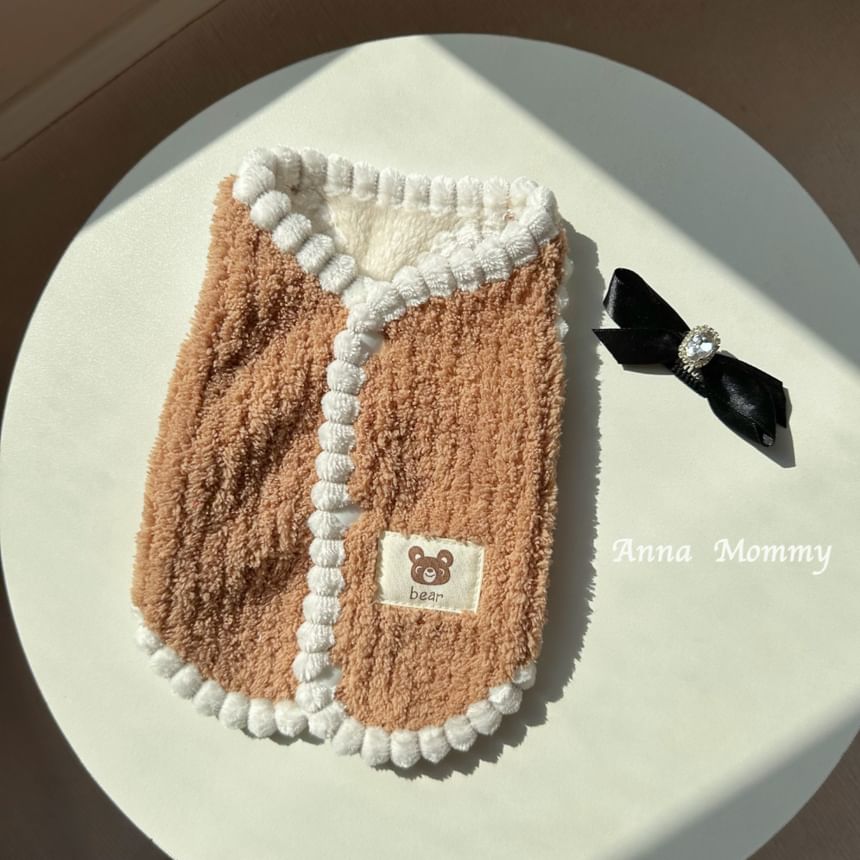 tanvtim - Applicatie Contrast Trim Pet Top (Verschillende Ontwerpen)