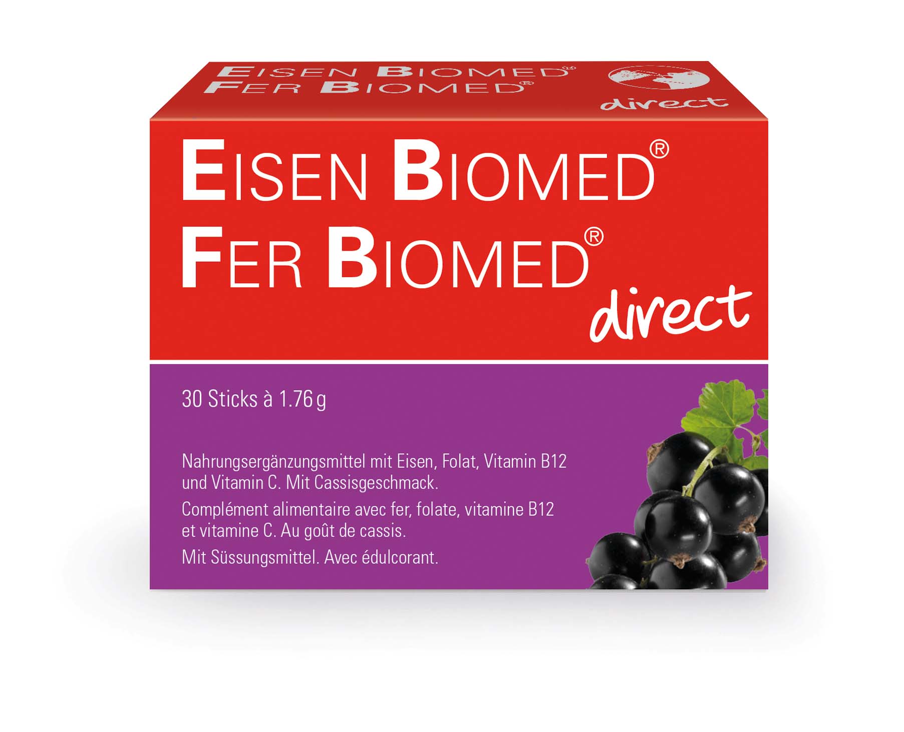 Eisen Biomed direct<br>30 Stück, Granulat, Sticks