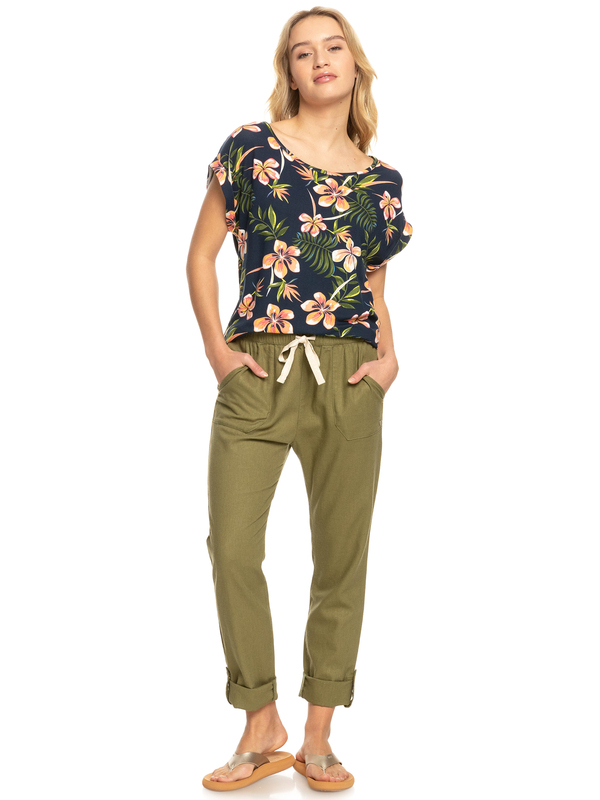On The Seashore Pantalon cargo Vert Femme