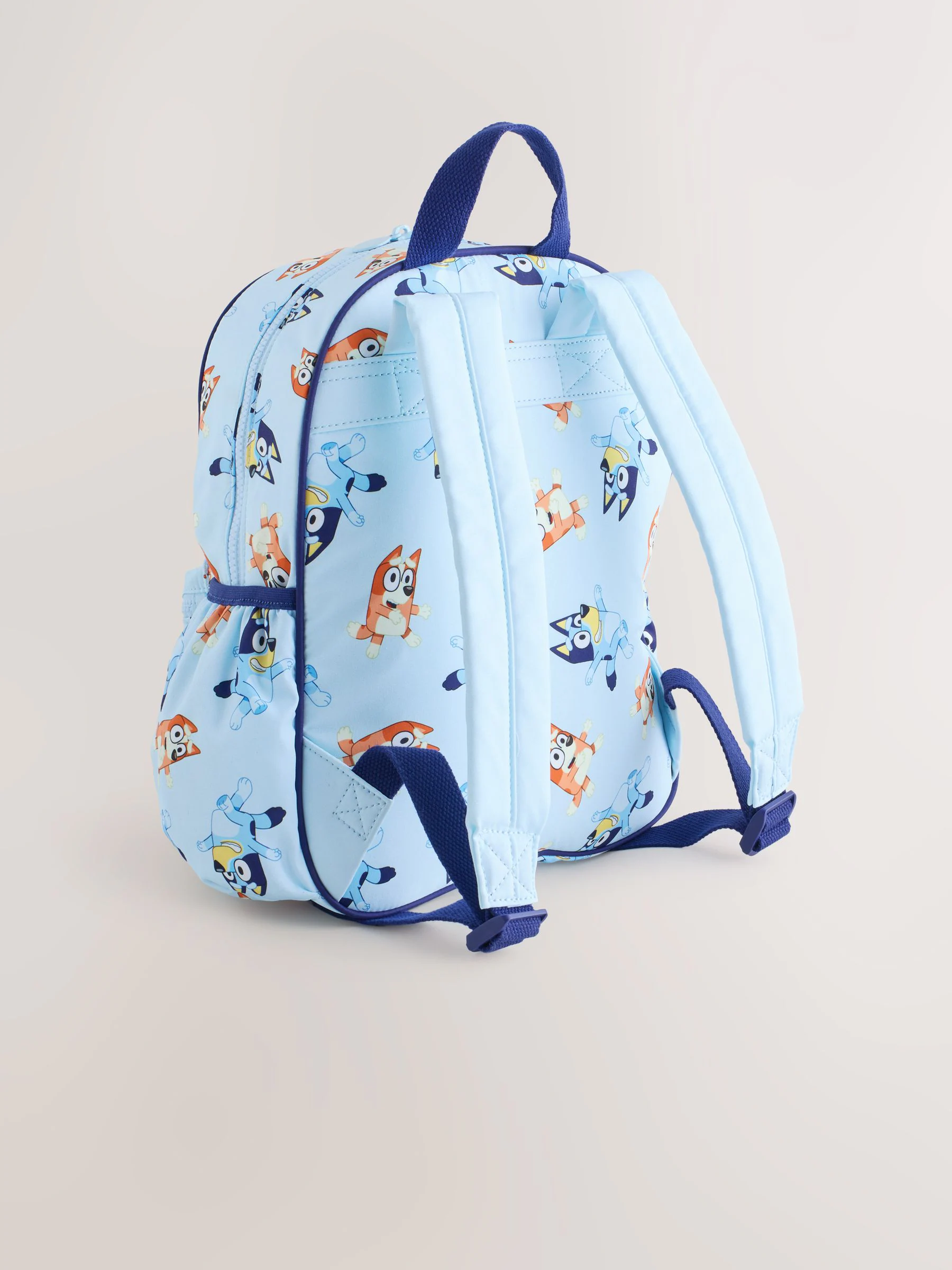 Blauw - Blauw met rugzak