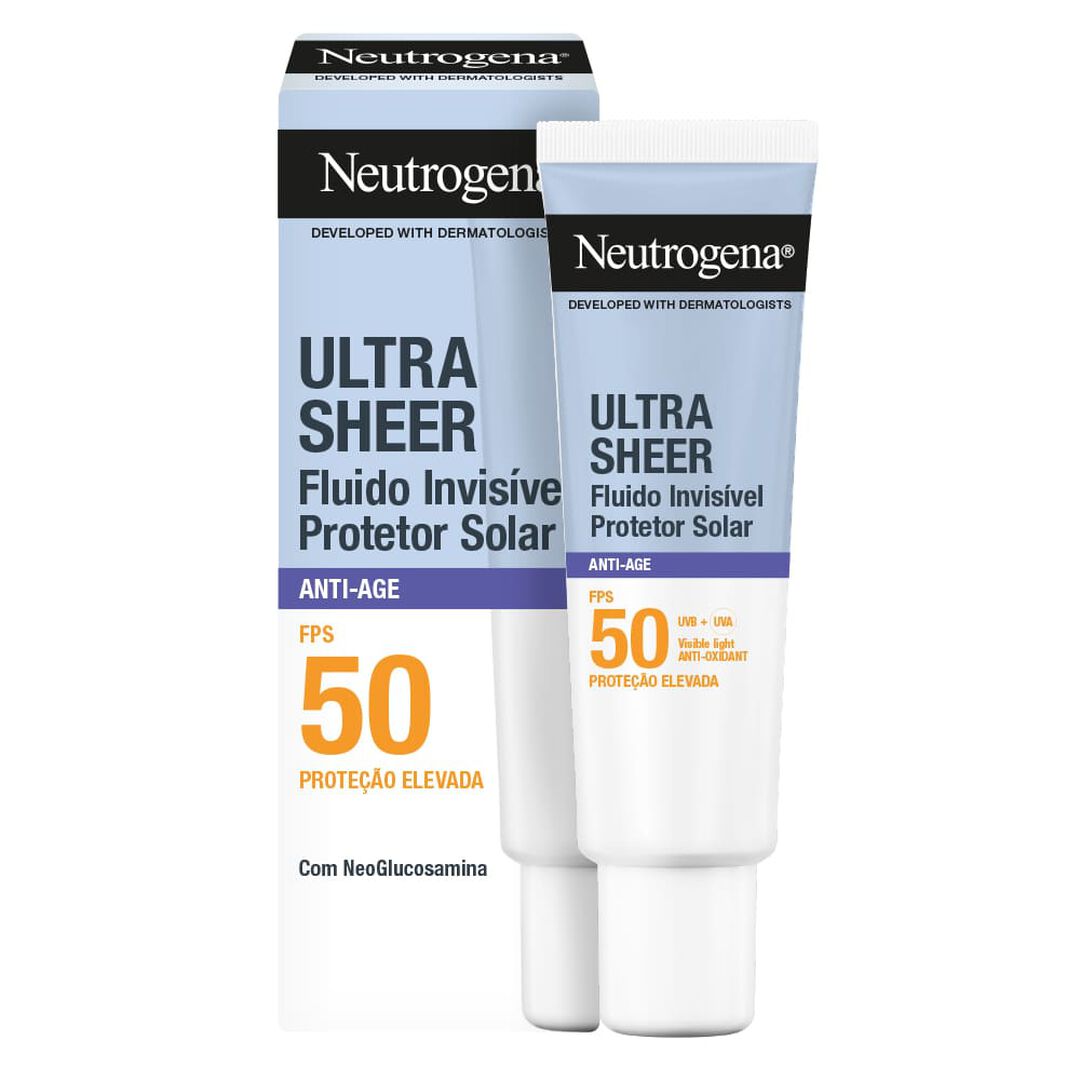 NEUTROGENA  Ultra Sheer Fluido Invisível Anti idade SPF50 - 50ml