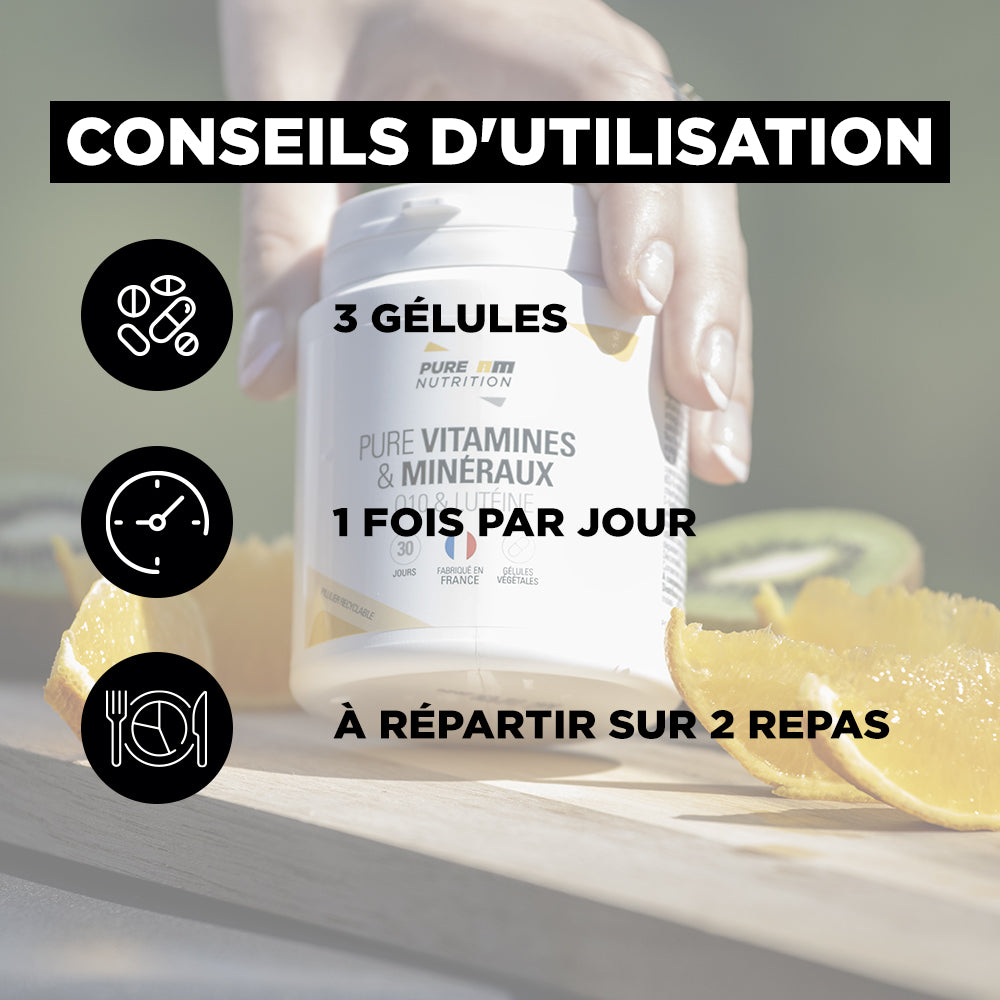 PURE AM NUTRITION PURE Vitamines & Minéraux
