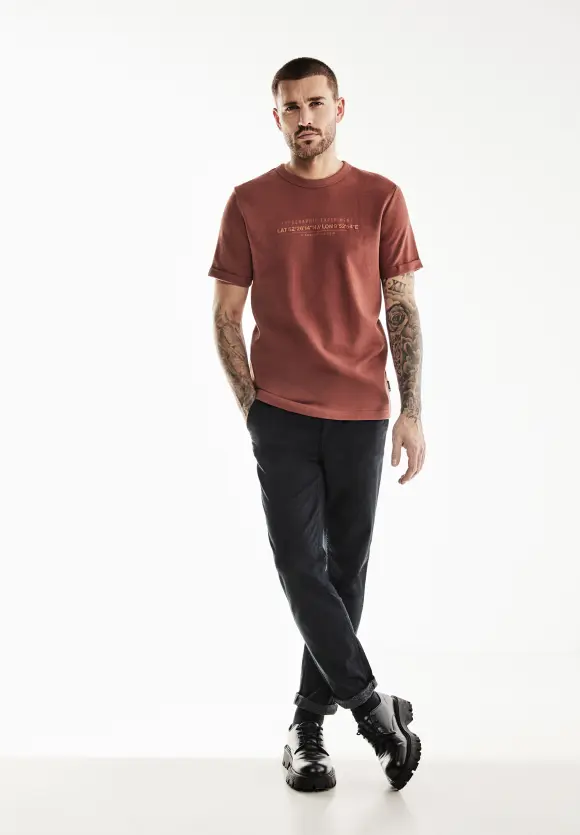 Heavy Jersey T-Shirt - rusty red