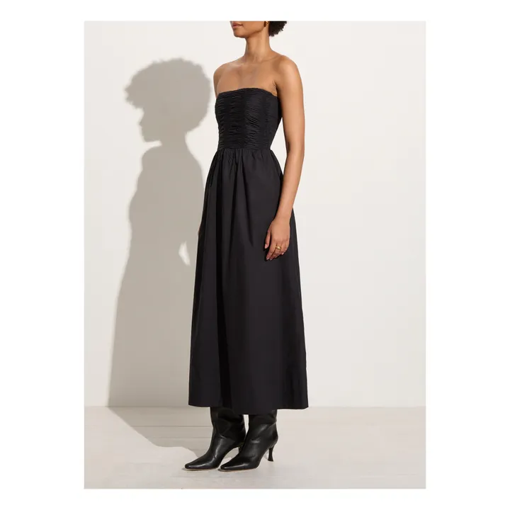 Faithfull the Brand Robe Dominquez Midi | Noir