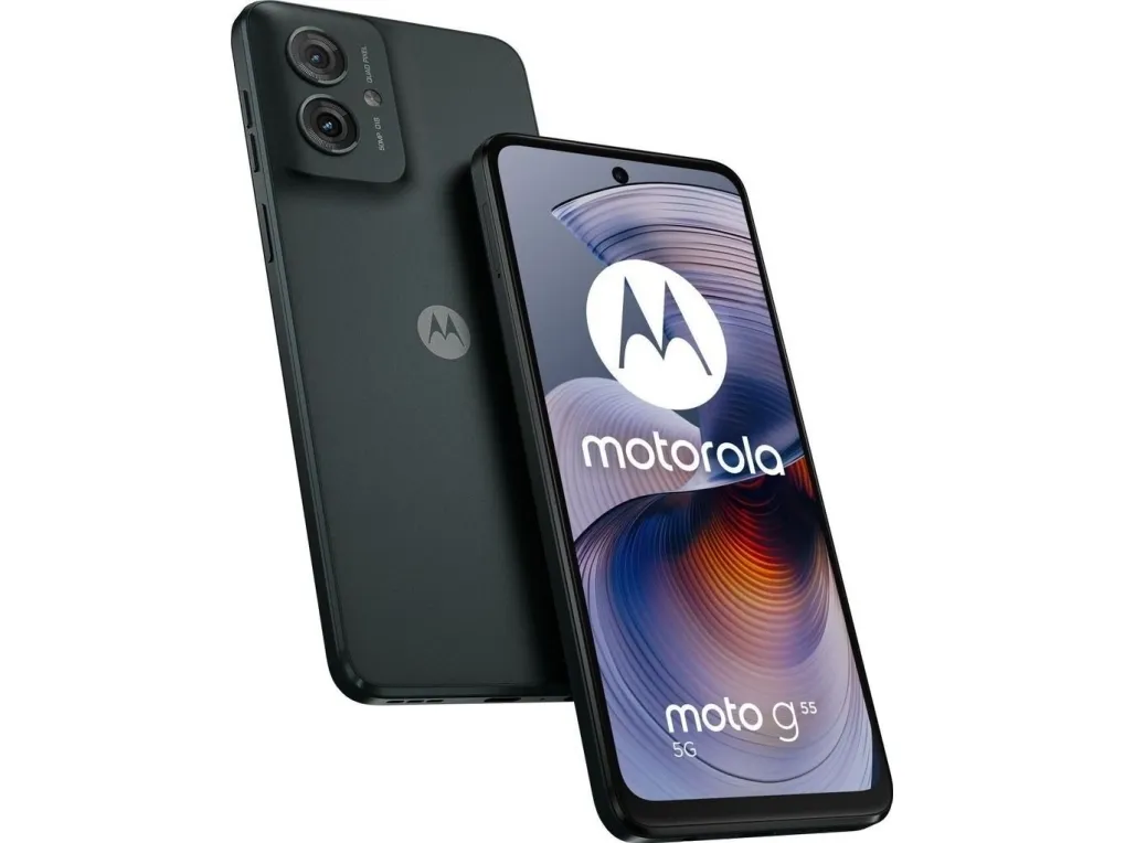Motorola Moto G55 - 5G smartphone - dual-SIM - RAM 8 GB / Intern hukommelse 256 GB - microSD slot - LCD-skærm - 6.49