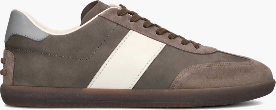 bruine tod's lage sneakers all. cassetta leggera 68c