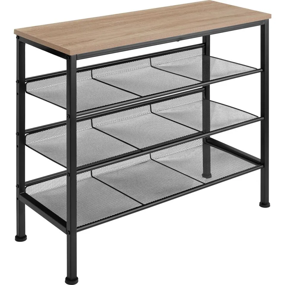 tectake Schoenenrek Wolverhampton 75,5x30,5x69,5cm