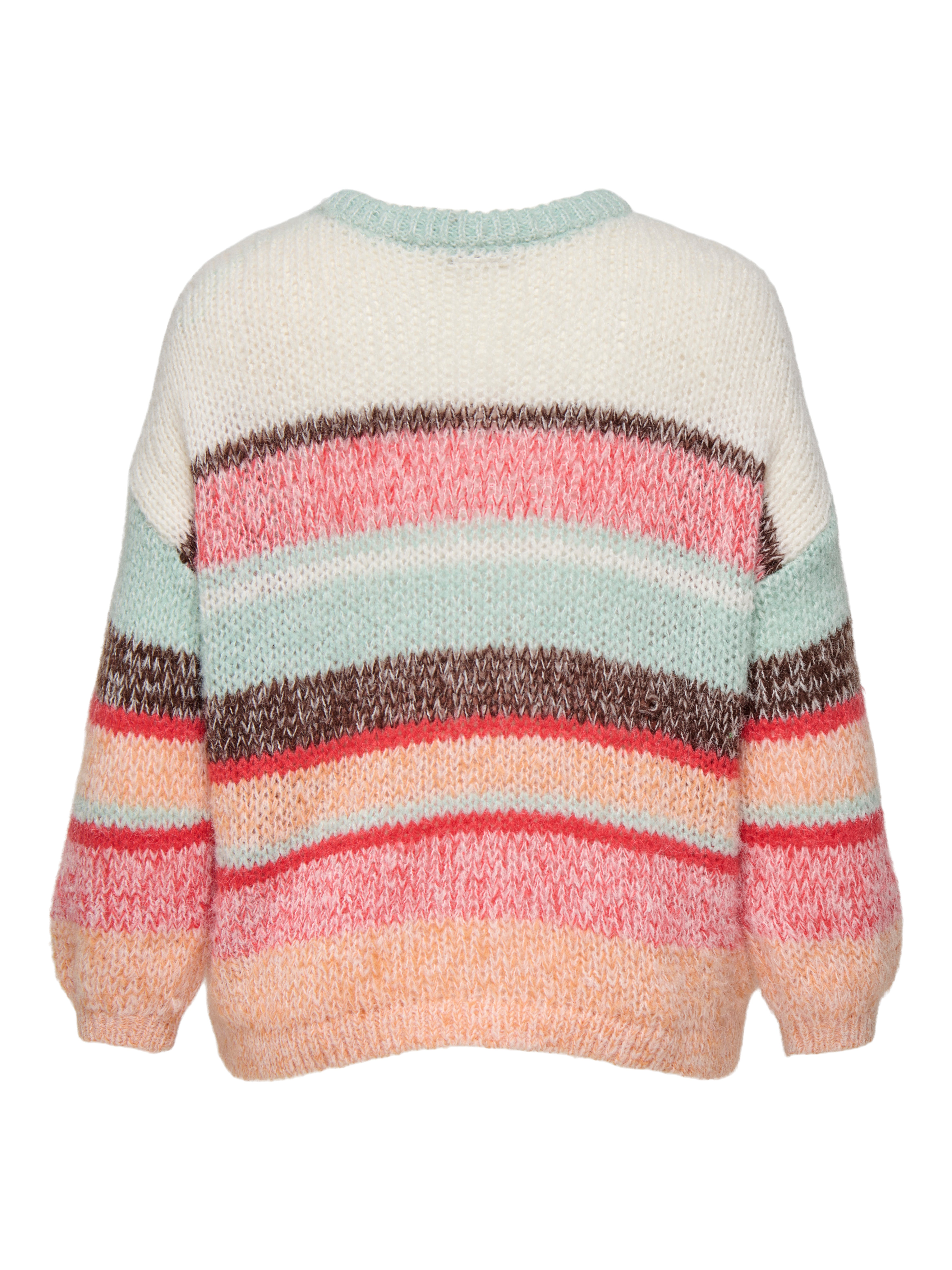 CARALYSSA Strickpullover Aqua Gray