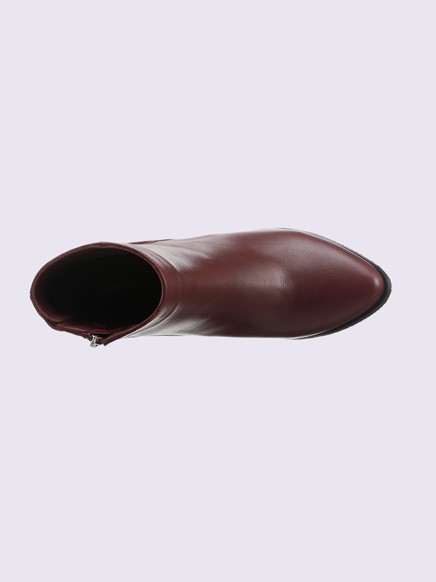Bottines cuir de bœuf nappa et velours