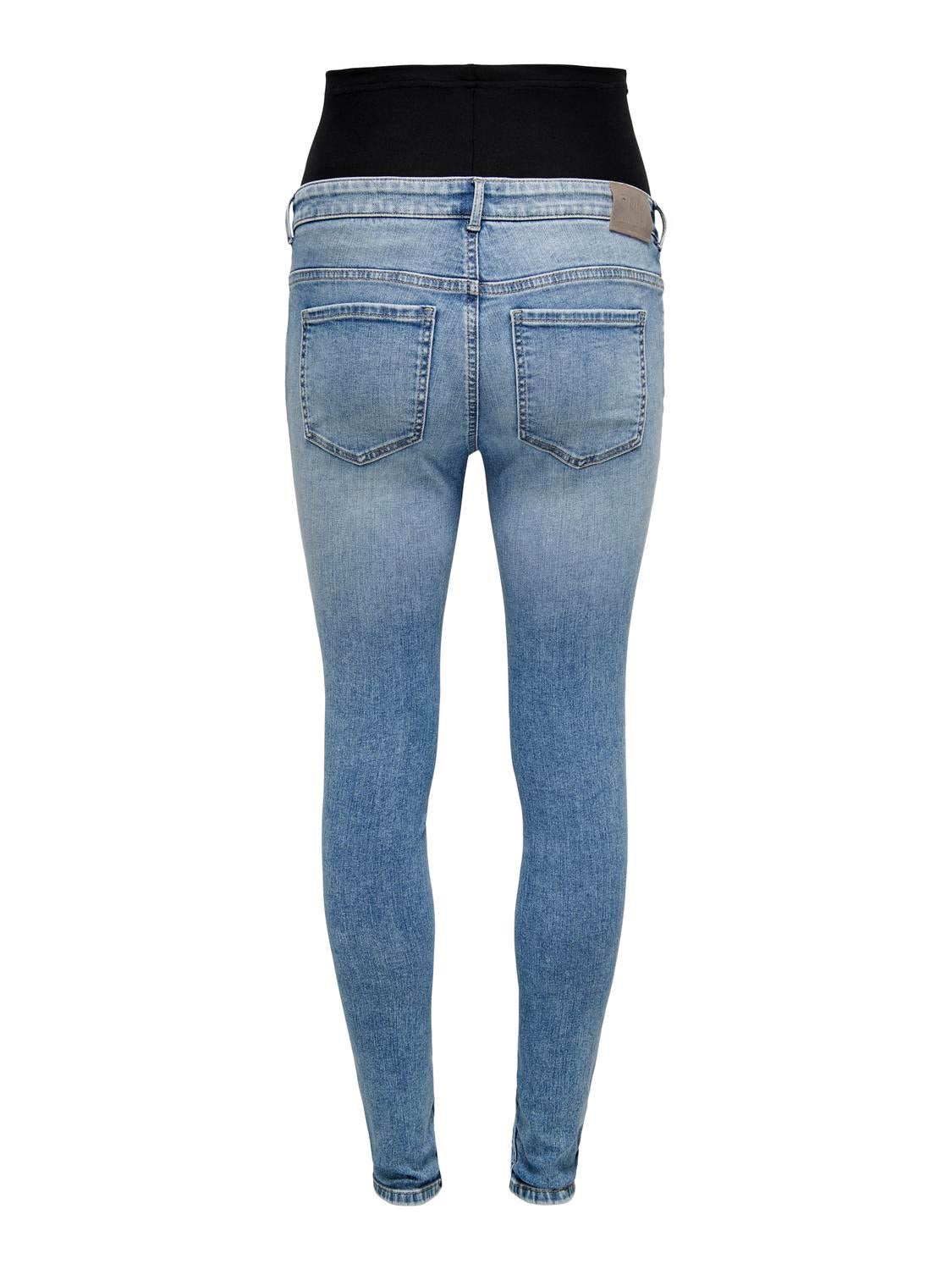 OLMBELLY Skinny Fit Jeans Light Blue Denim