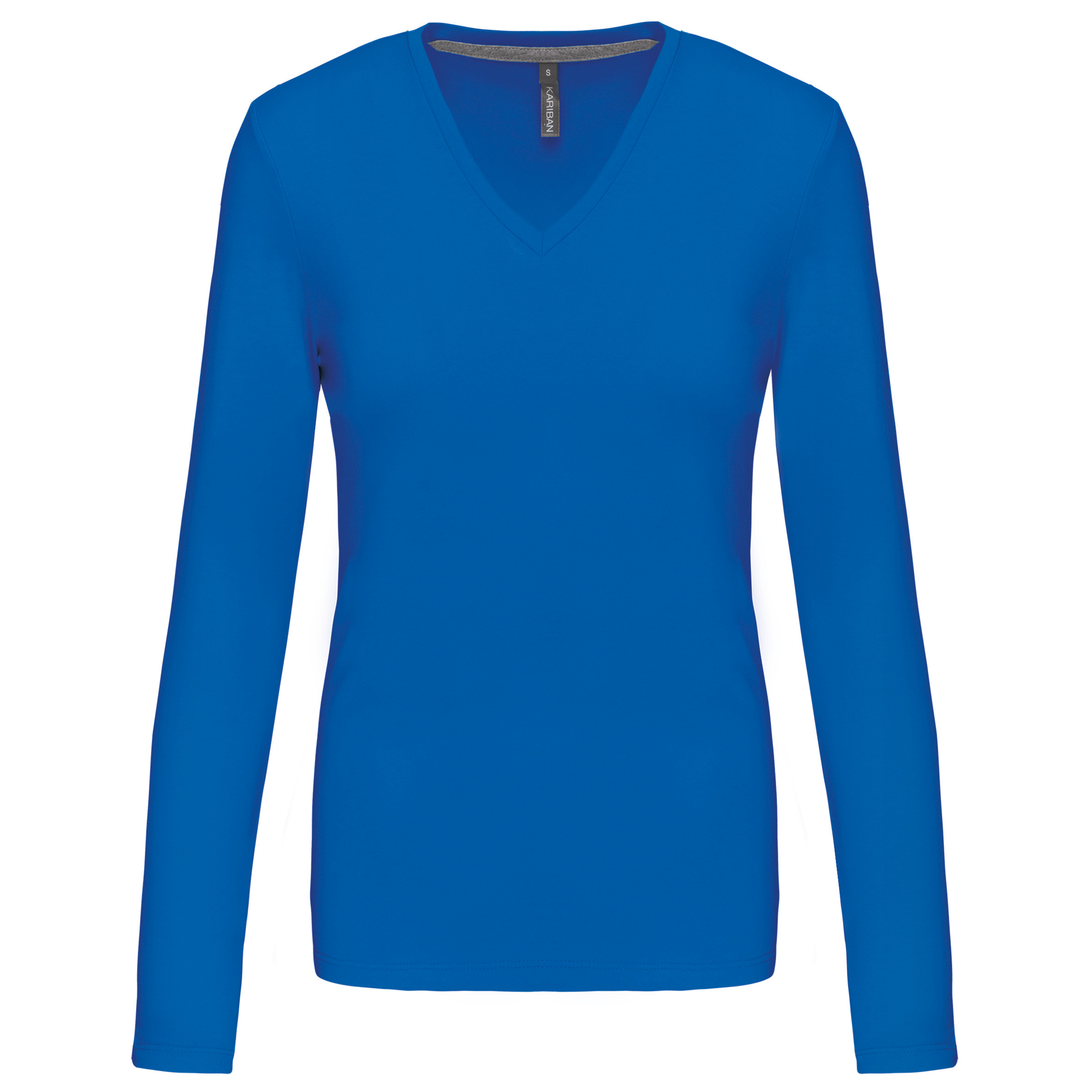 Kariban K382 - T-SHIRT COL V MANCHES LONGUES FEMME