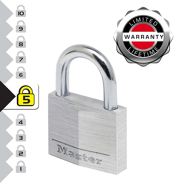 Cadenas Aluminium Master Lock 50 x 36 mm