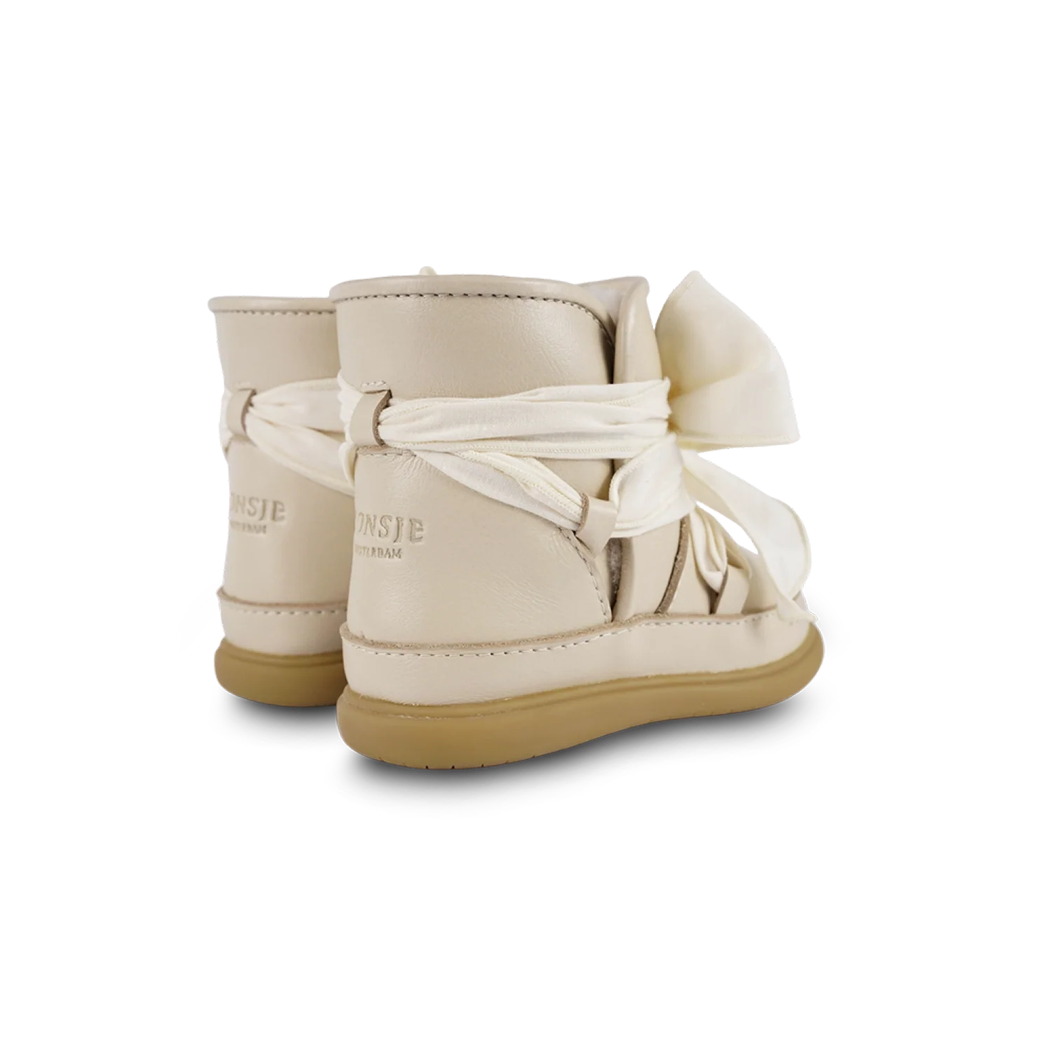 Maudi Shoes | Cream Leather