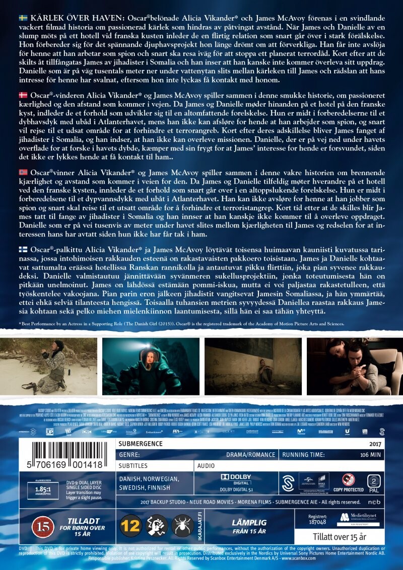Submergence - DVD