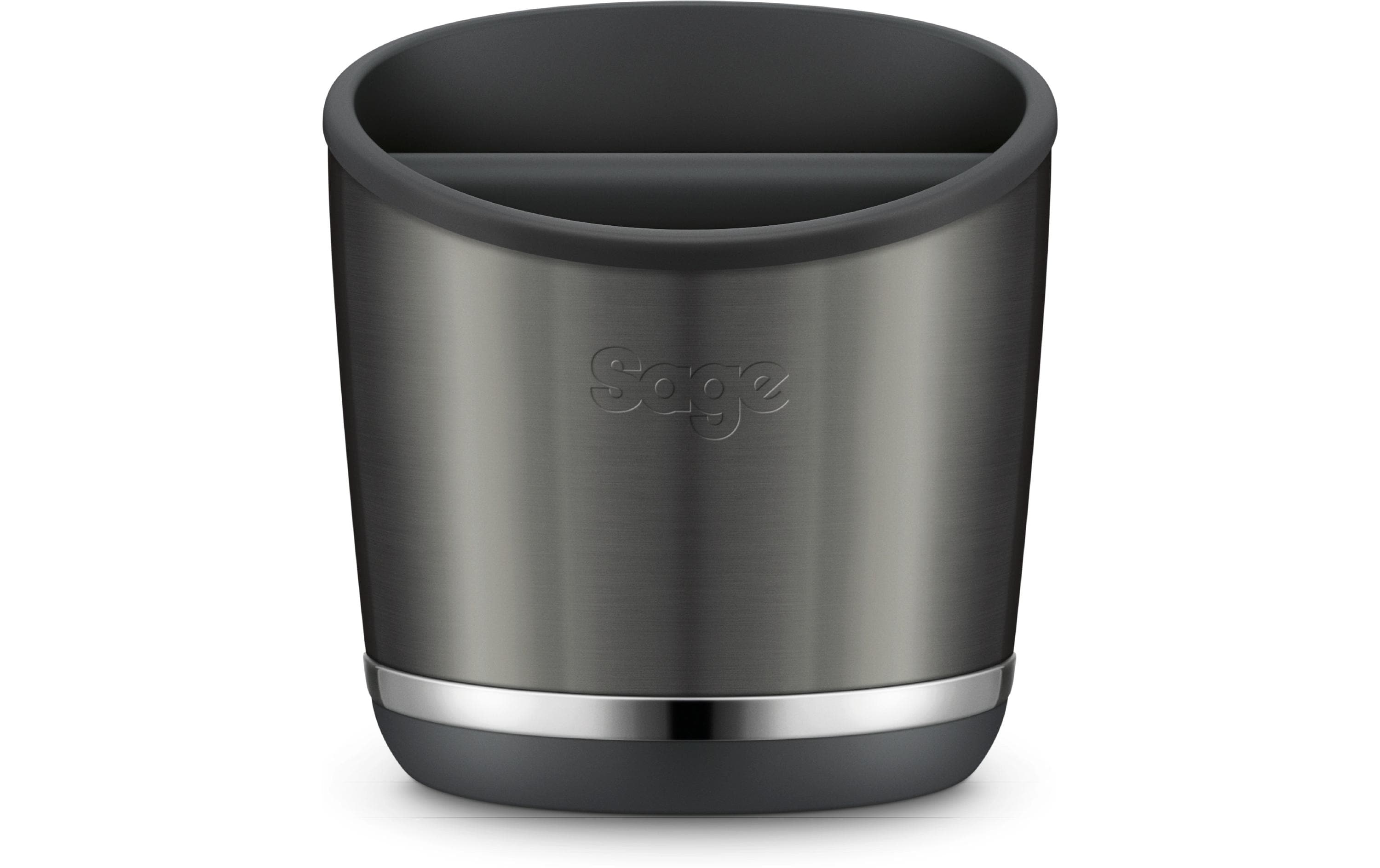 Abklopfbehälter the Knock Box 20 Black Stainless SteelPuck-Behälter