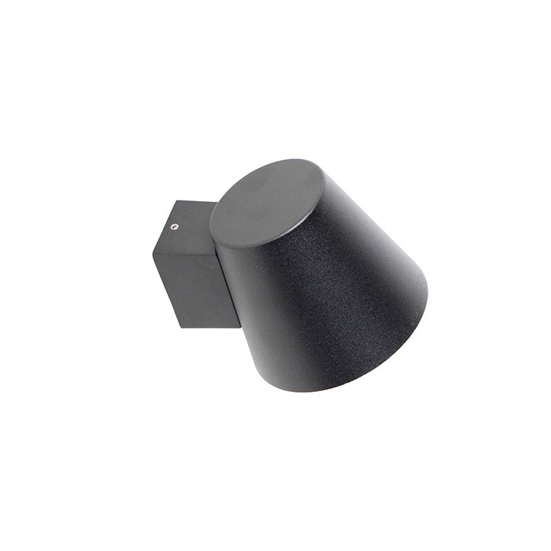 Moderne buitenwandlamp zwart IP44 - Skittle