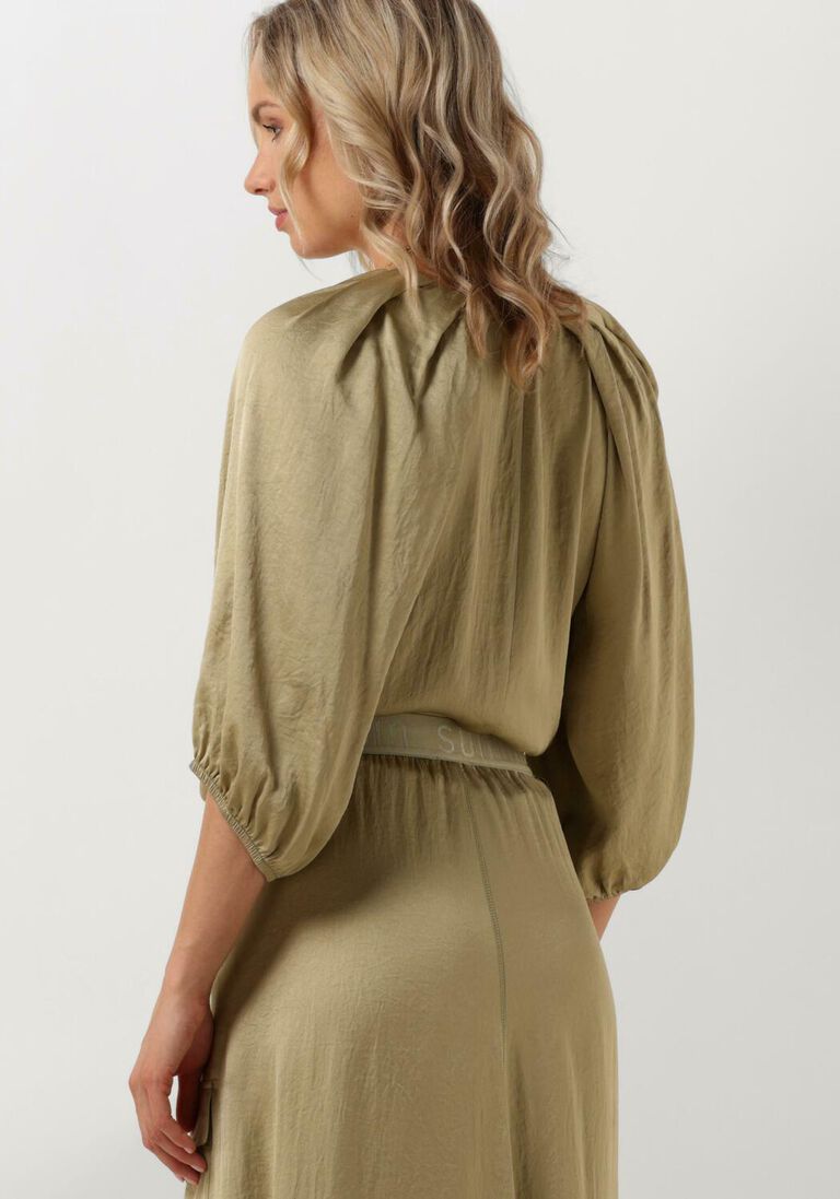 SUMMUM groene summum tuniek top silky touch
