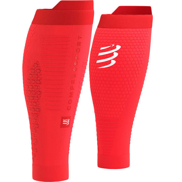 Manchon de compression COMPRESSPORT R2 3.0 FLUO FLUO RED/WHITE REFL