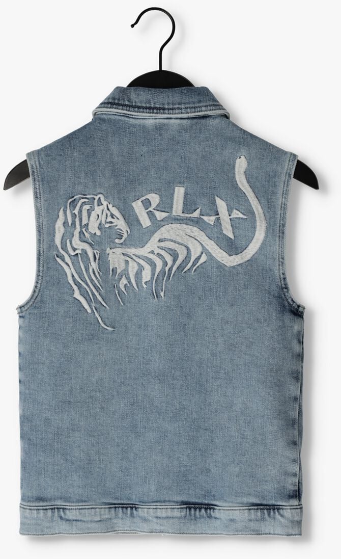 RELLIX blauwe rellix gilet denim gilet