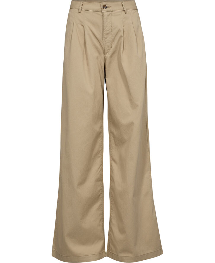 Levi's PLEATED WIDELEG TROUSER SAFARI Hvid