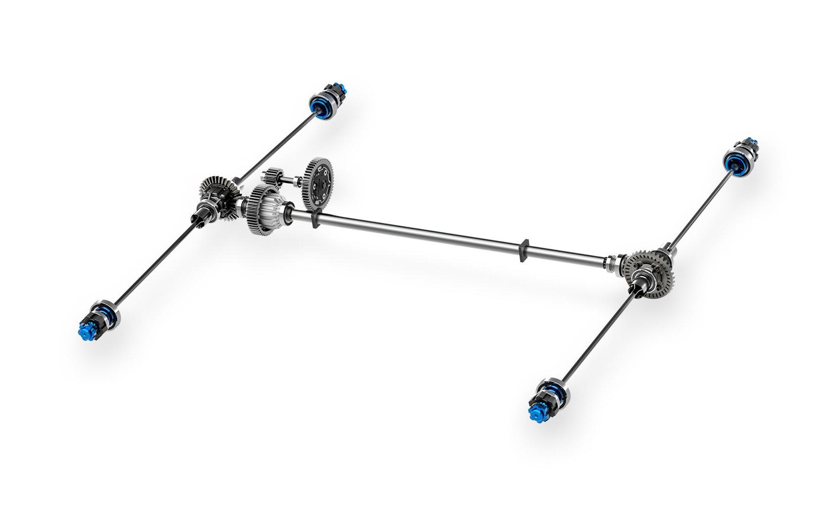 Stadium Truck XRT 8S Blau 1:6, ARTR<br>Brushless Stadium Truck Basher mit tiefem Schwerpunkt