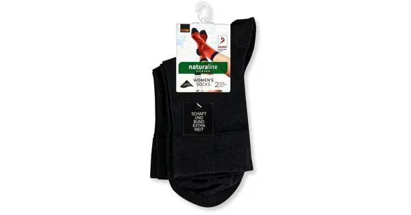 Women's socks Relax Duo 35-38 schwarz