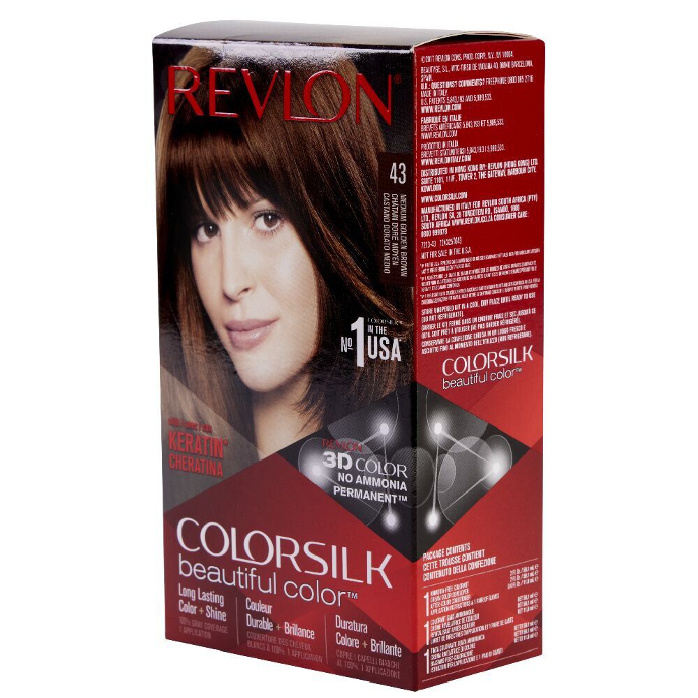 Coloration cheveux  Chatain doré moyen 43 Revlon