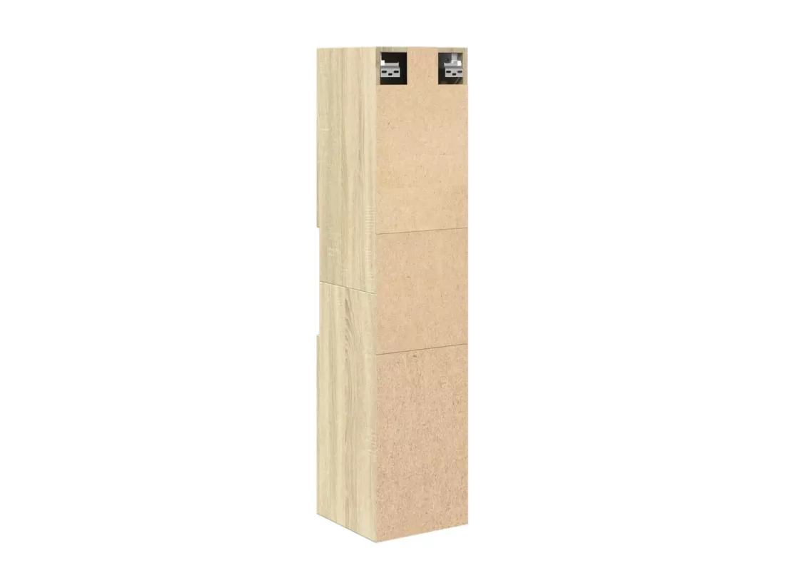 Armoire de salle de bain Chêne sonoma 30x30x130 cm Aggloméré