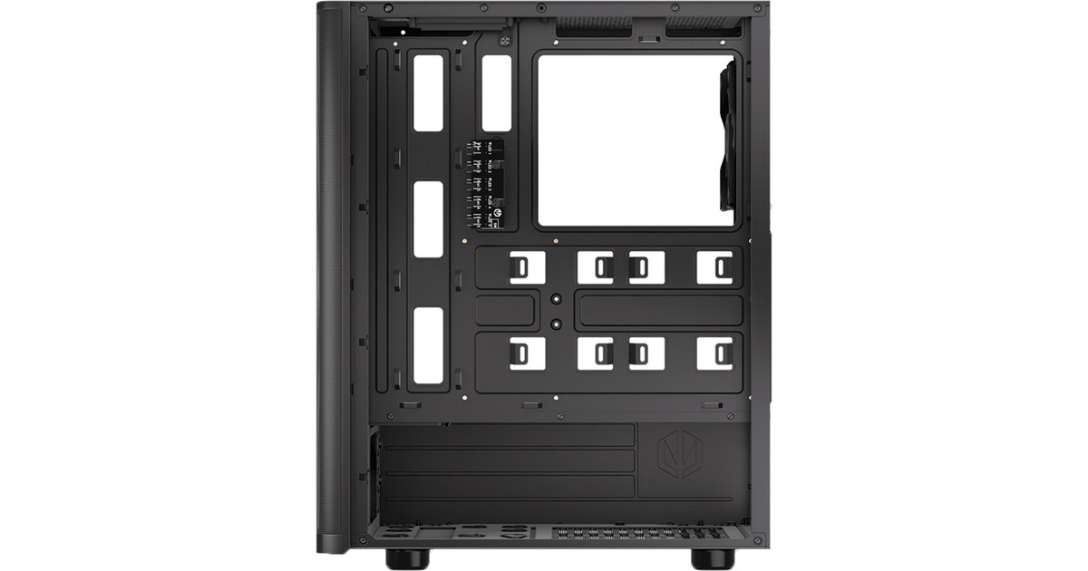 ENDORFYVentum 200 ARGB midi tower behuizing  (Zwart | 2x USB-A | RGB | Window)