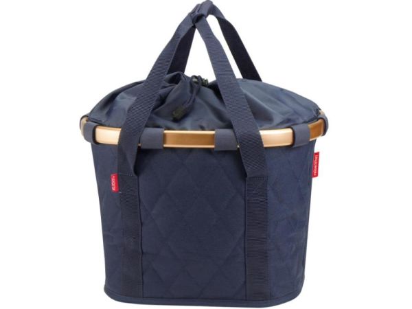 Klickfix Reisenthel Cykelkurv, Rhombus Midnight Gold