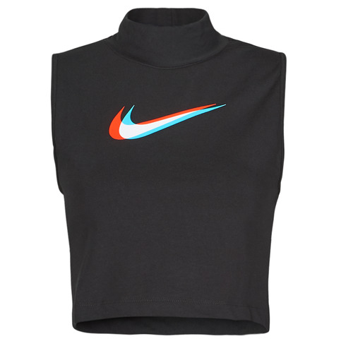 Nike - W NSW TANK MOCK PRNT - Noir