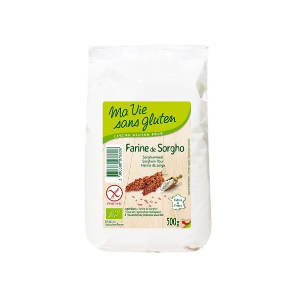 Ma Vie Sans Gluten Farinha de Sorgo sem Glúten Bio 500g de Pó