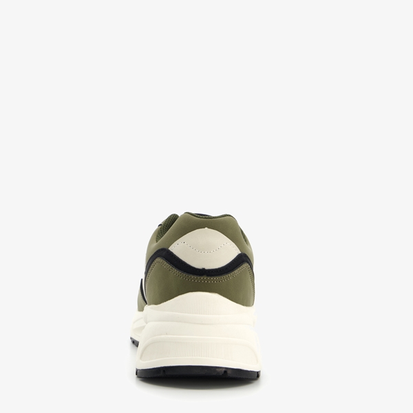 Blue Box heren dad sneakers groen wit