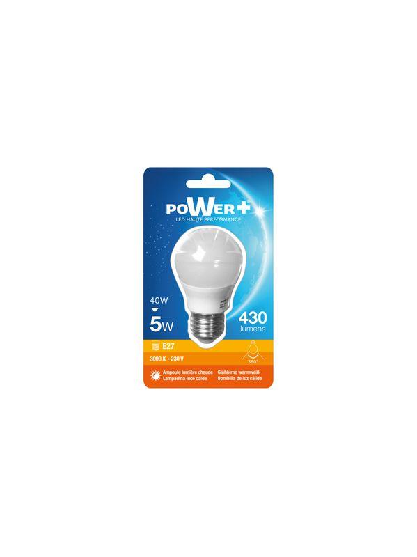 AMP.LED E27 5W 40W A50 LIC