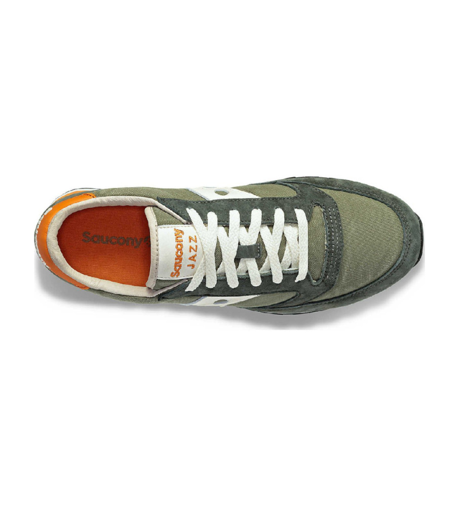 Tênis Saucony Jazz Original de couro, verde