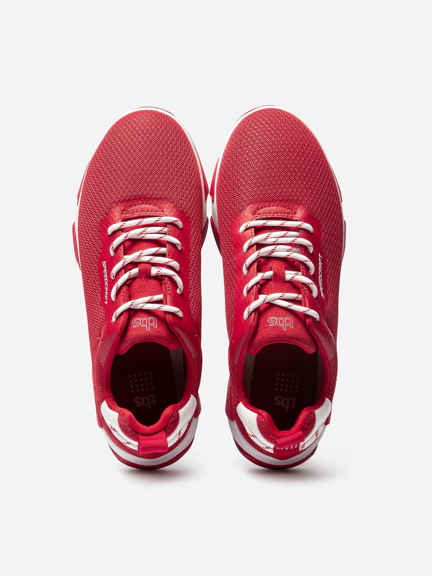 Baskets Homme Semelle Textile Recyclé Rouge