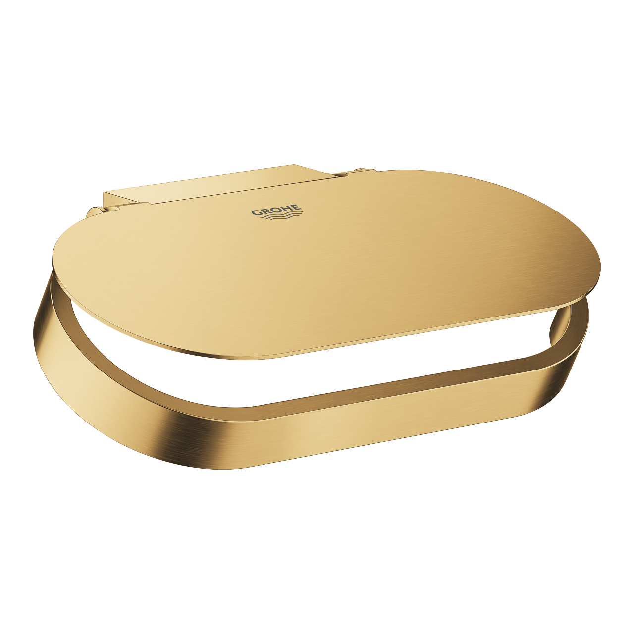 Grohe Selection toiletrolhouder met deksel brushed cool sunrise