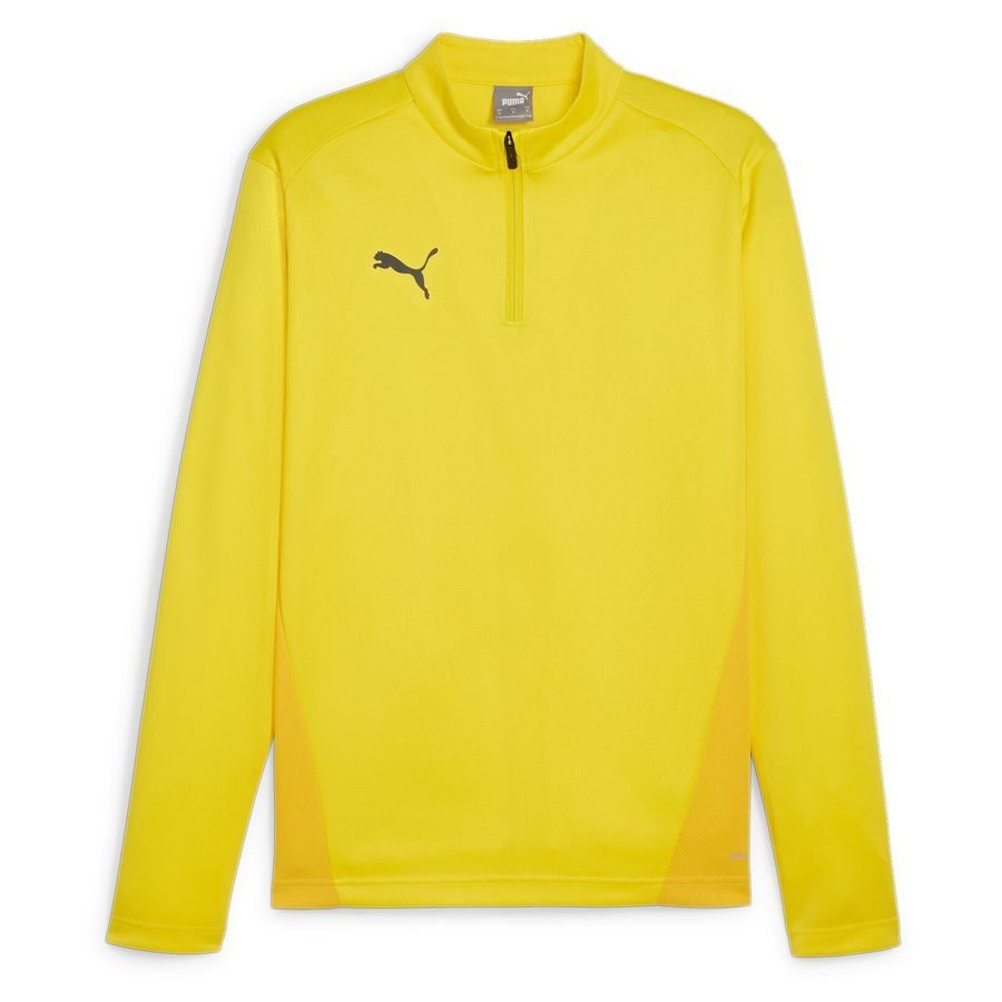 PUMA Maillot d'Entraînement teamGOAL Fermeture Éclair 1/4 - Faster Yellow/Noir