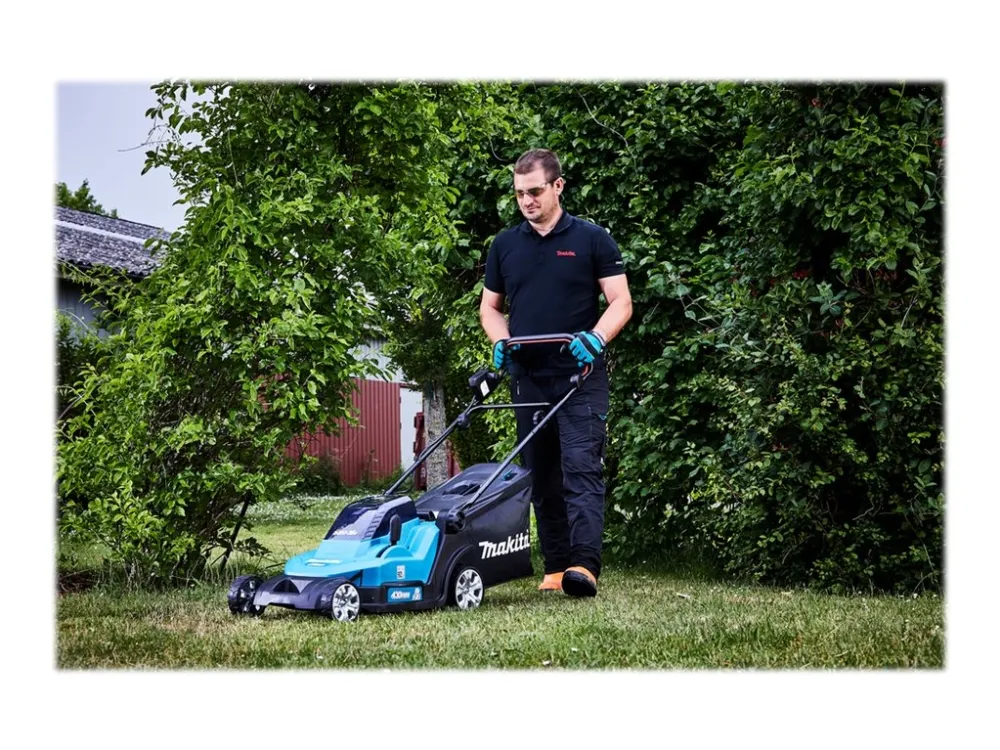 Makita DLM432PT2 - Græsslåmaskine - ledningfri - 18 V - 5 Ah - 2 batterier - 3600 opm - 43 cm - 17.5 kg