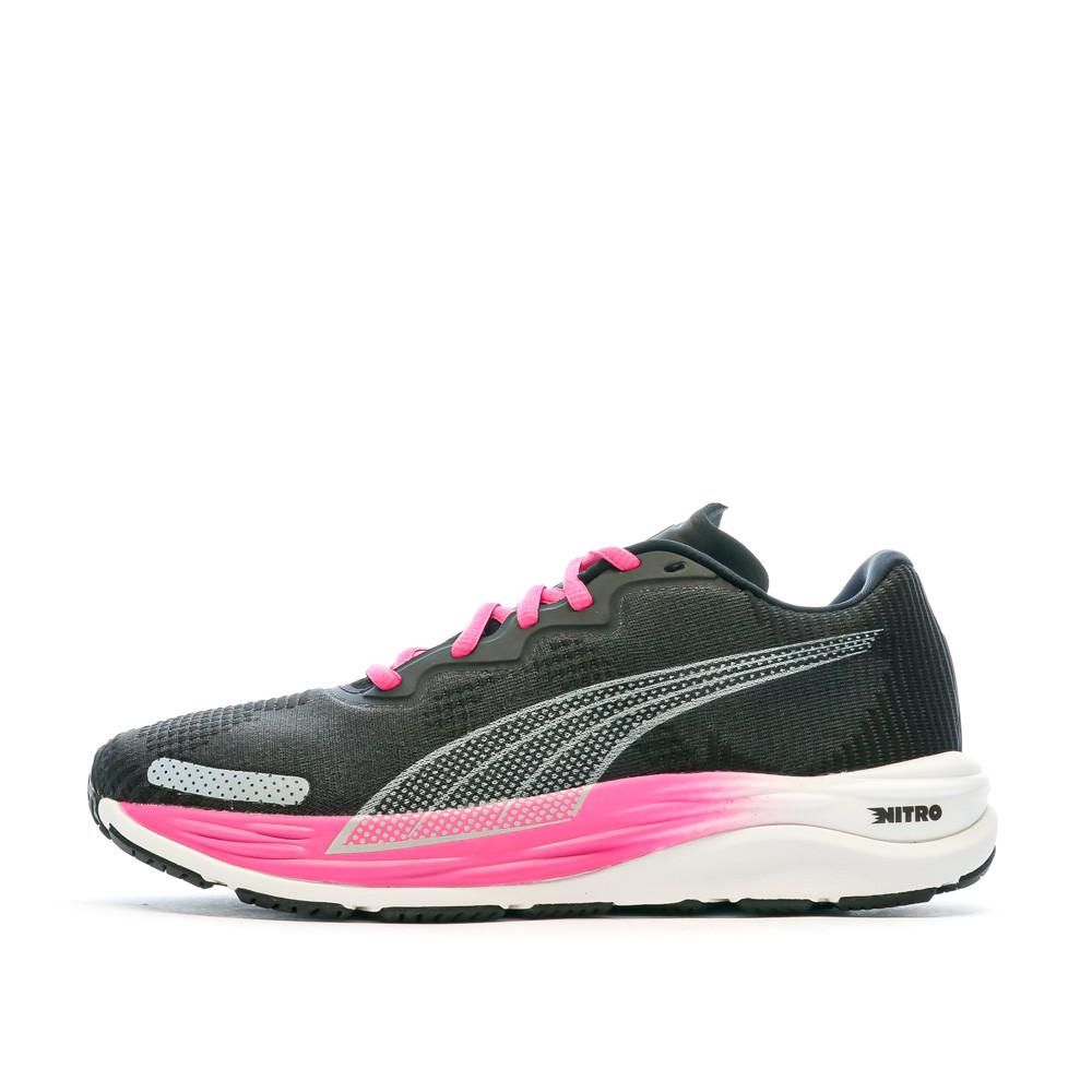 Puma Chaussures de Running Noir/Rose Femme Puma Velocity Nitro 2